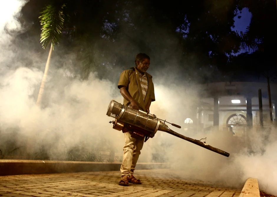 Zaprašivanje komaraca u Indiji