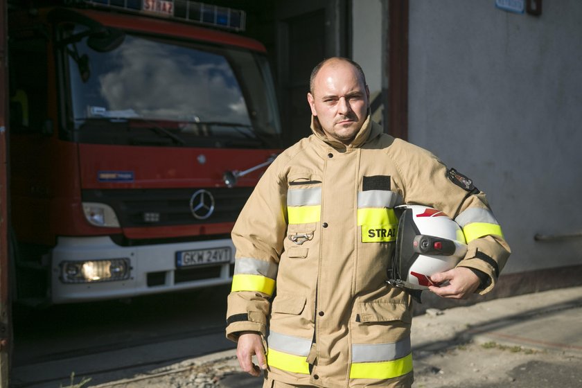 Cezary Goleniewski, prezes OSP w Prabutach