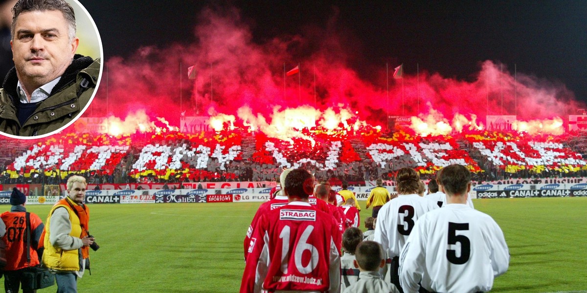 Michał Żewłakow, mecz Legia - Widzew 2002.