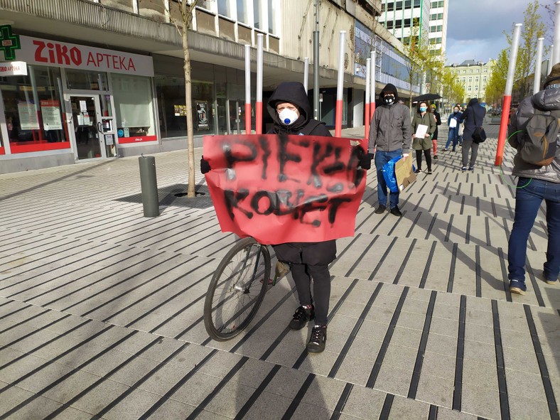 Czarny protest w Poznaniu