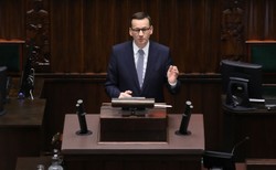 Premier Morawiecki do KO: Cechą charakterystyczną waszej pracy jest lenistwo