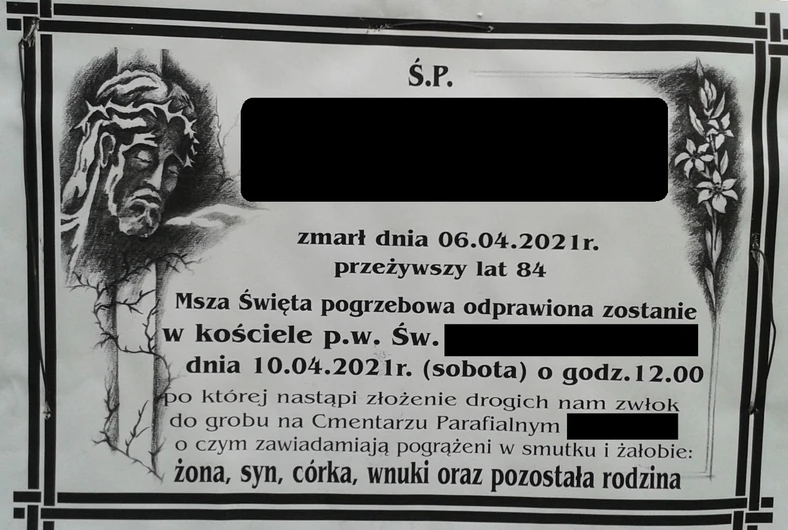 "Tato miał 84-lata, ale mógł wciąż żyć"