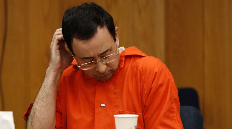 Larry Nassar büntetési tétele már a 300 évet is meghaladja/Fotó: AFP