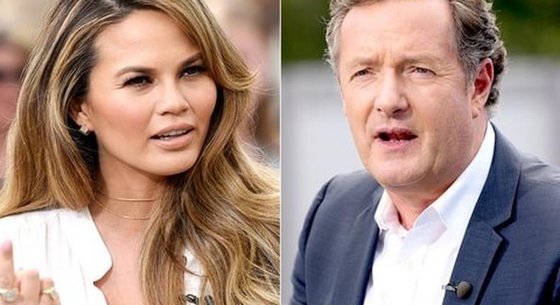 Chrissy Teigen, Piers Morgan