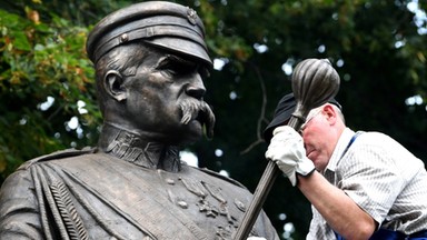 Stanął nowy pomnika marszałka Józefa Piłsudskiego w Polsce