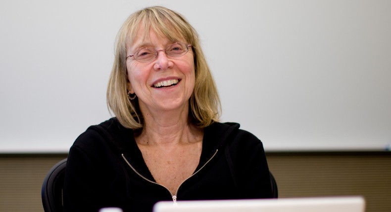 Palo Alto High School journalism teacher Esther Wojcicki, mother of YouTube CEO Susan Wojcicki and 23andMe CEO Anne Wojcicki.