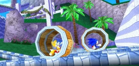 Screen z gry "Sonic Rivals 2" (PSP)