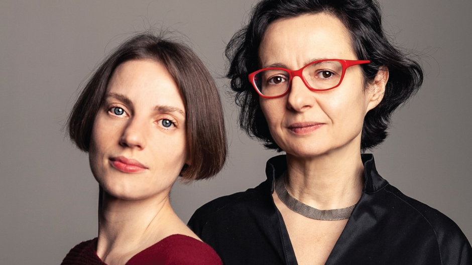 Agnieszka Graff i Magda Staroszczyk w "Replice"