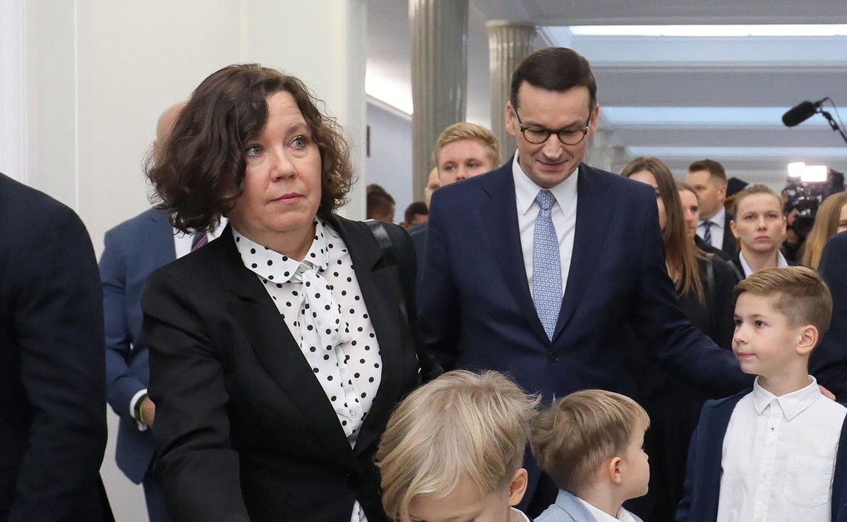 Iwona Morawiecka, Mateusz Morawiecki