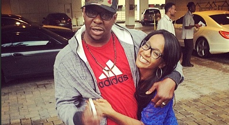 Bobbi Kristina and dad, Bobby Brown