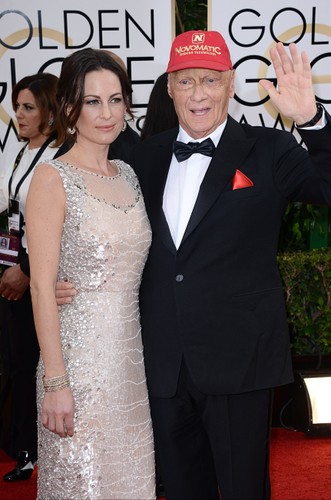 Niki Lauda z Brigit, którą poślubił w 2008 roku