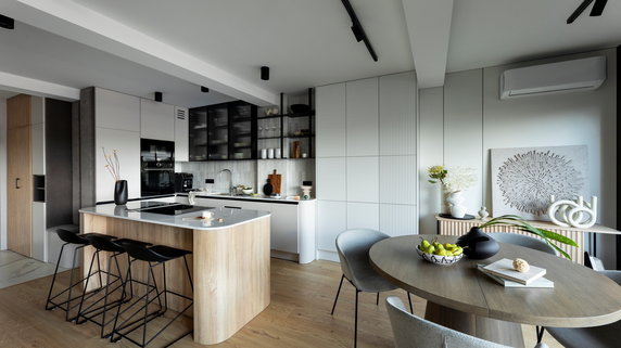 Mieszkanie dla fanów minimalizmu projektu Hanna Pietras Architects