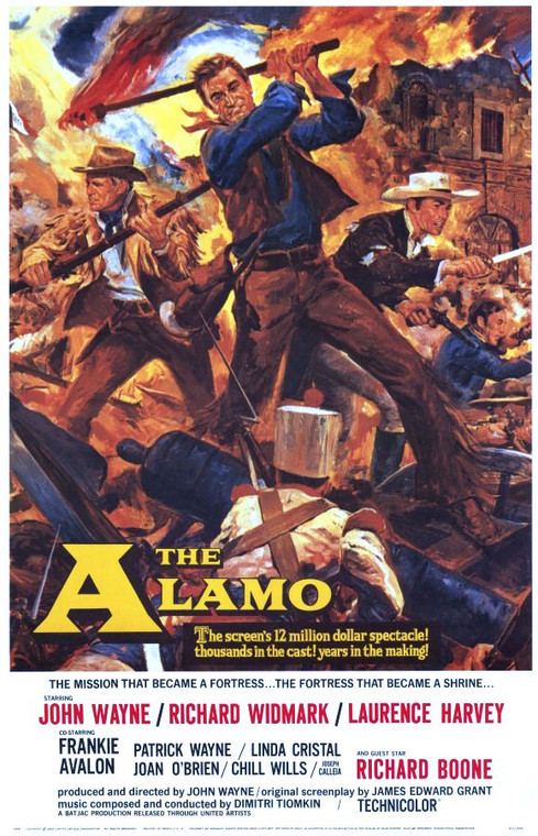 Plakat do filmu "The Alamo" z 1960 r.