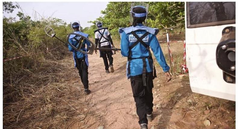 PLUS DE 450 MINES DÉTERRÉES SELON LE DIRECTEUR DU CENTRE NATIONAL ANTI-MINES