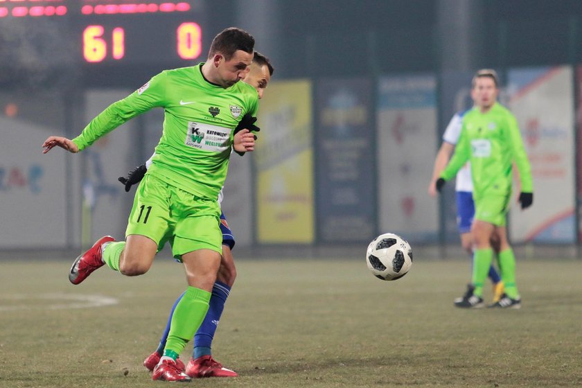 Pilka nozna. II liga. Pogon Siedlce - Rozwoj Katowice. 01.12.2018