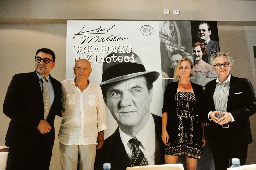 Jugoslav Pantelić, Den Tana, unuka Karla Maldena Emili Dorner i Ivan Tasovac danas u Kinoteci