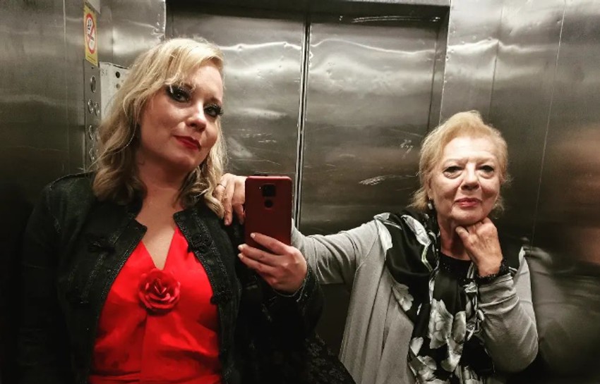 Radmila Živković sa ćerkom