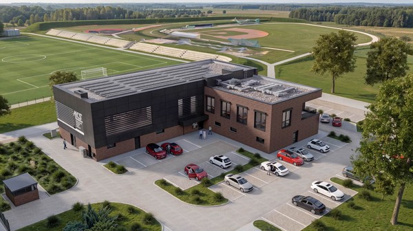 Obiekty na Zakrzowie, przy ul. Niepodległości 6, zyskają zaplecze godne XXI wieku. 