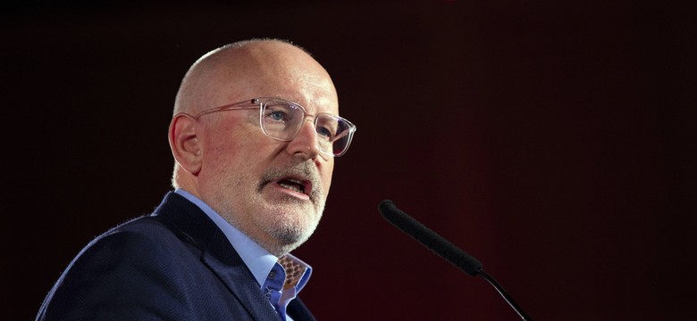 Polska poprzez Timmermansa na stanowiska szefa KE? "Dyskusja rozpocznie się na serio po wyborach"