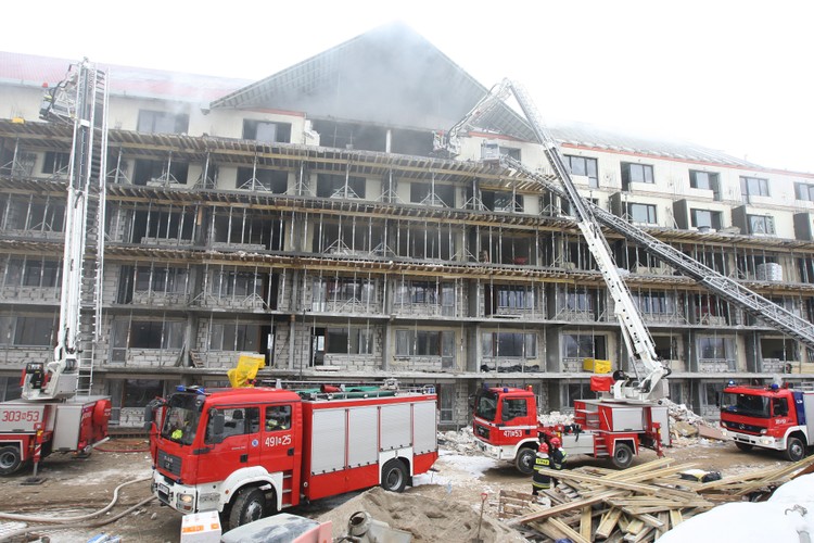 Pożar w hotelu Gołębiewski