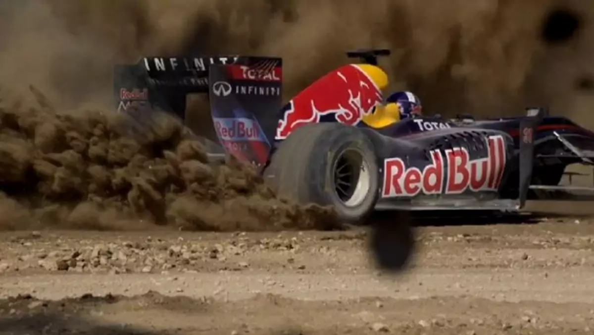 David Coulthard ujarzmia „czerwonego byka F1” na dzikim zachodzie 