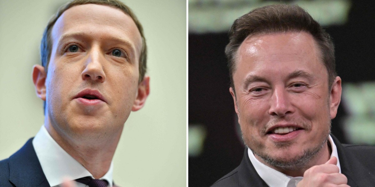 Mark Zuckerbeg i Elon Musk.