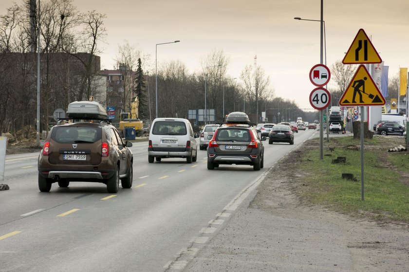 Katowice. Przebudowa skrzyżowania Armii Krajowej i Kościuszki