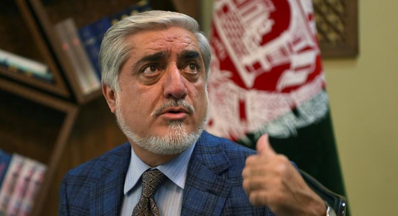 Afghan presidential candidate Abdullah Abdullah (pictured November 2019) had refused to allow the recount in seven northern provinces, demanding the electoral commission first invalidate about 300,000 fraudulent ballots