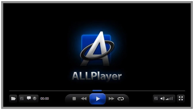 Główne okno odtwarzacza multimedialnego - ALLPlayer