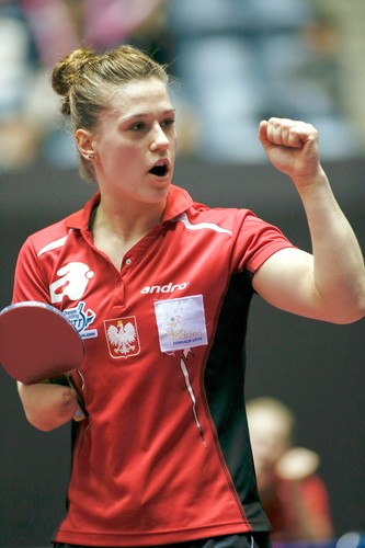 Natalia Partyka i jej koleżanki grają na mistrzostwach świata