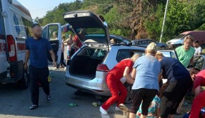 Saobraćajna nesreća na putu Kuršumlija - Merdare 