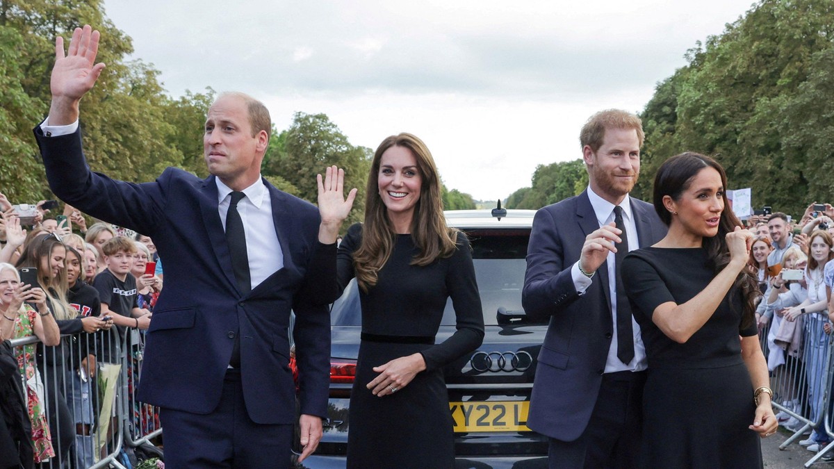 Princ i princeza od Velsa, Vilijam i Kejt, i vojvoda i vojvotkinja od Saseksa, Hari i Megan | Foto: Reuters