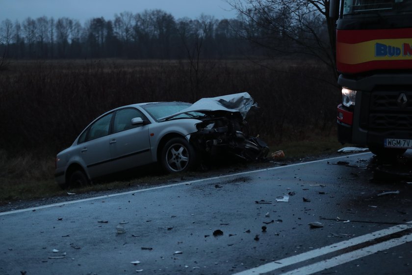 Groźny wypadek na "trasie śmierci" pod Zieloną Górą