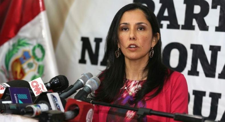 Nadine Heredia and her husband, former Peruvian president Ollanta Humala are accused of laundering $1.5 million allegedly given to fund his presidential campaigns