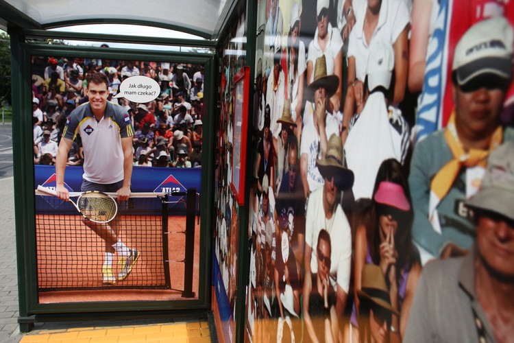 Jerzy Janowicz ma swój... przystanek tramwajowy