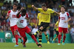 Tak Lewandowski przypieczętował awans BVB w Pucharze Niemiec. WIDEO