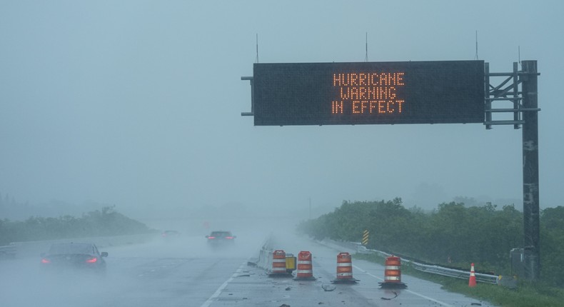 Residences evacuated Florida as Hurricane Milton approached — and some people caught part of the action on TikTok live streams.Lokman Vural Elibol/Anadolu via Getty Images