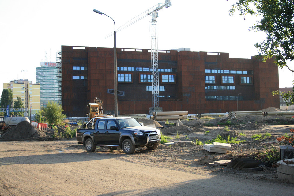 Europejskie Centrum Solidarności w budowie