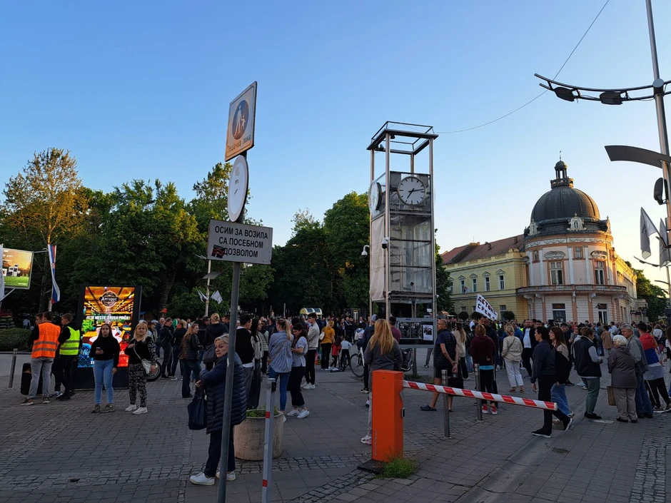 Sremska Mitrovica protest