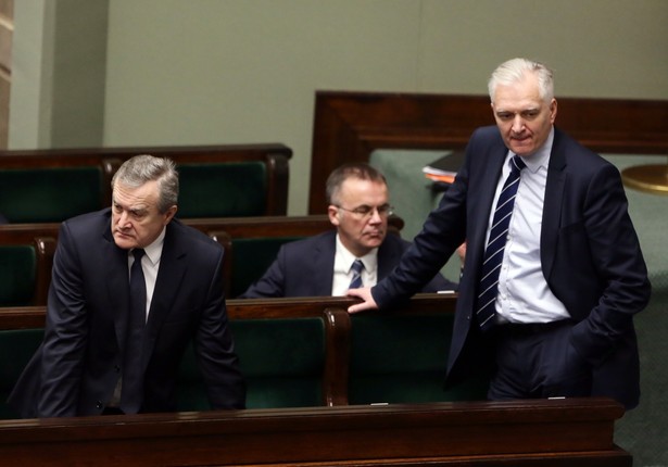 Wicepremier Gliński, wiceminister kultury Jarosław Sellin i minister nauki Jarosław Gowin