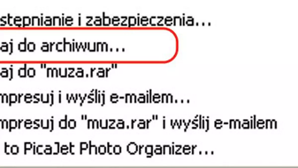 Lepsza kompresja danych w WinRAR