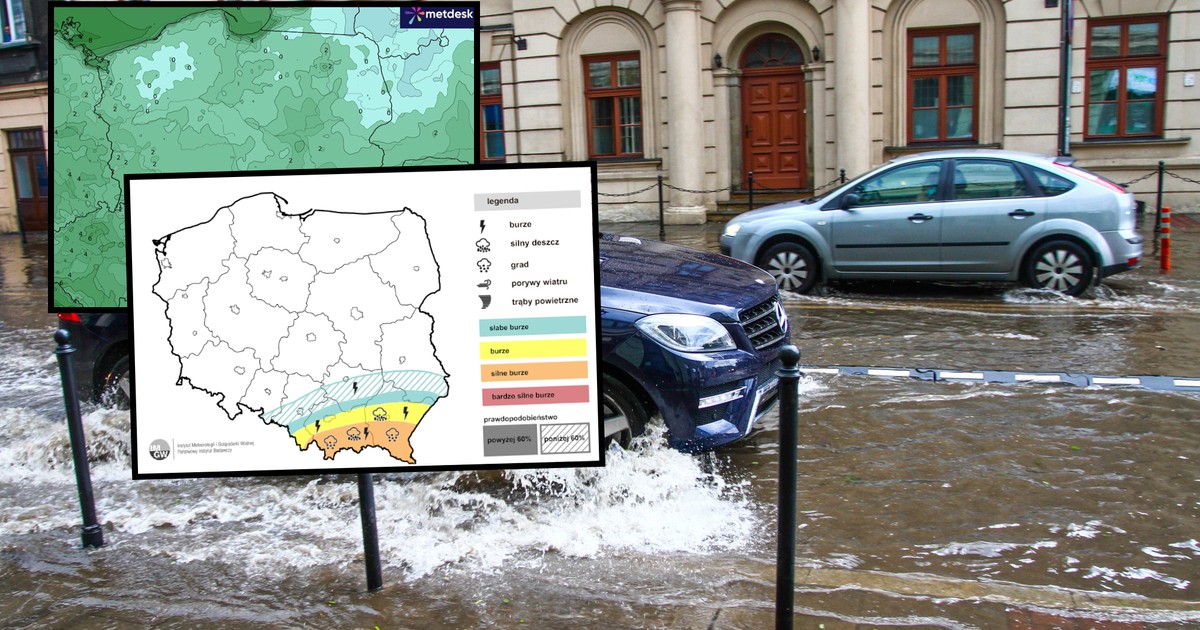 Nawałnice i ulewy nie ustąpią. W tych regionach w piątek zrobi się groźnie