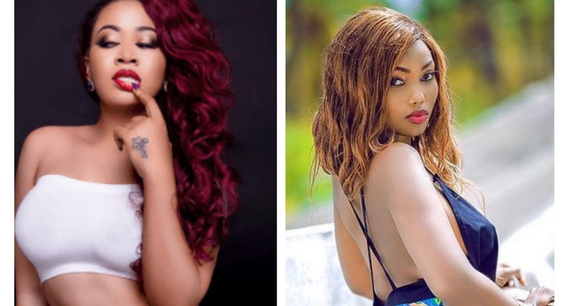 Kenyan booty queen Vera Sidika and Tanzanian booty Queen Sanchoka