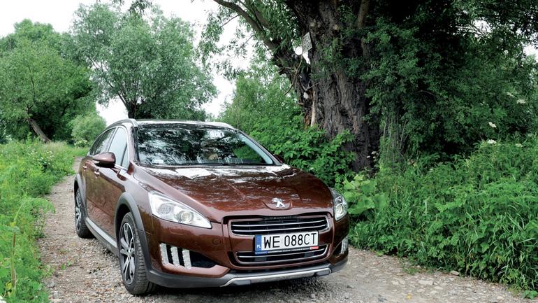 Peugeot 508 RXH HYbrid4 oszczędna hybryda Auto Świat