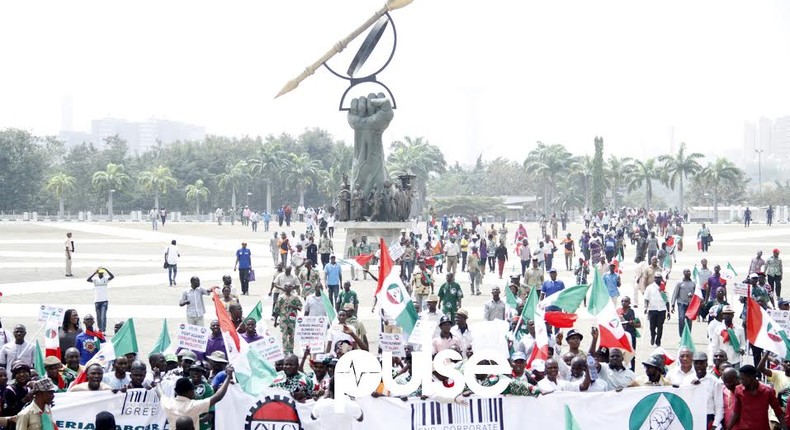 NLC, TUC march.