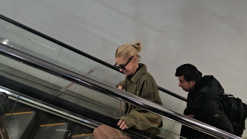 Nataša Bekvalac na aerodromu