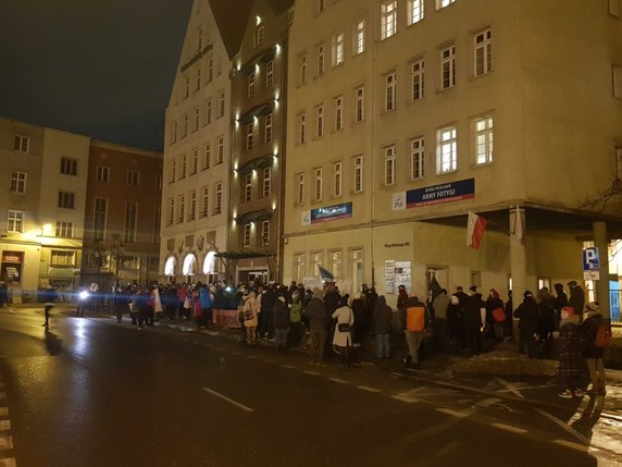 Protesty przeciw zakazowi aborcji w Gdańsku