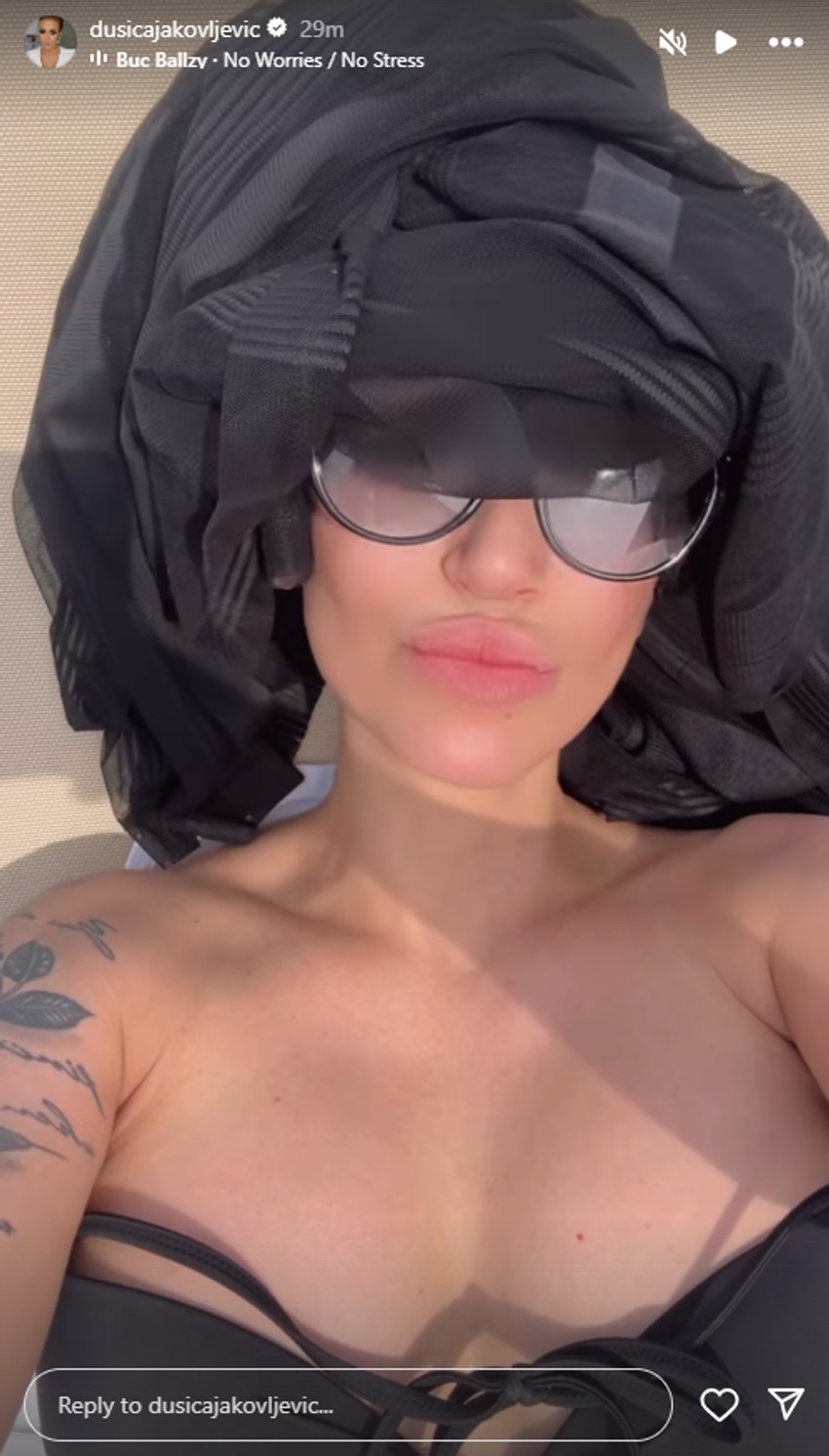 Dušica Jakovljević u kupaćem kostimu