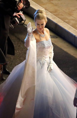 Nicole Kidman na planie filmu 'Grace of Monaco'
