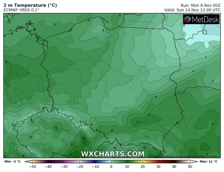 Niedziela z wyraźnym spadkiem temperatury